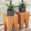 Lechuza Cube Glossy - vaso quadrato per interno