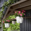 Lechuza Nido Cottage - vaso tondo da appendere con gancio da interno/esterno