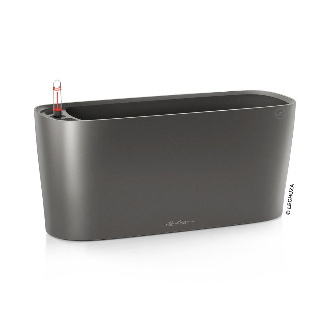 Lechuza Delta Premium - vaso ovale per orchidee o piccole piante da interno