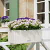 Lechuza Balconera Cottage - fioriera da balcone rettangolare per interno/esterno
