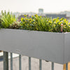 Lechuza Balconera Stone - fioriera da balcone rettangolare per interno/esterno