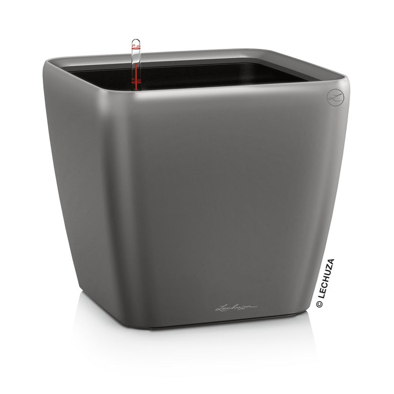 Lechuza Quadro Premium - vaso quadrato basso da interno