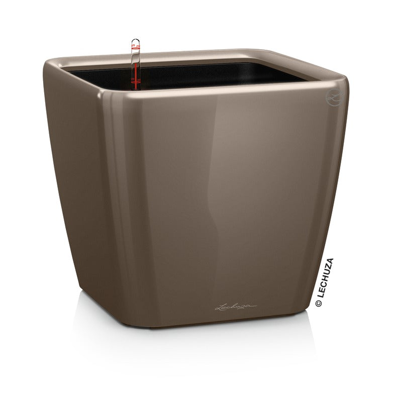 Lechuza Quadro Premium - vaso quadrato basso da interno