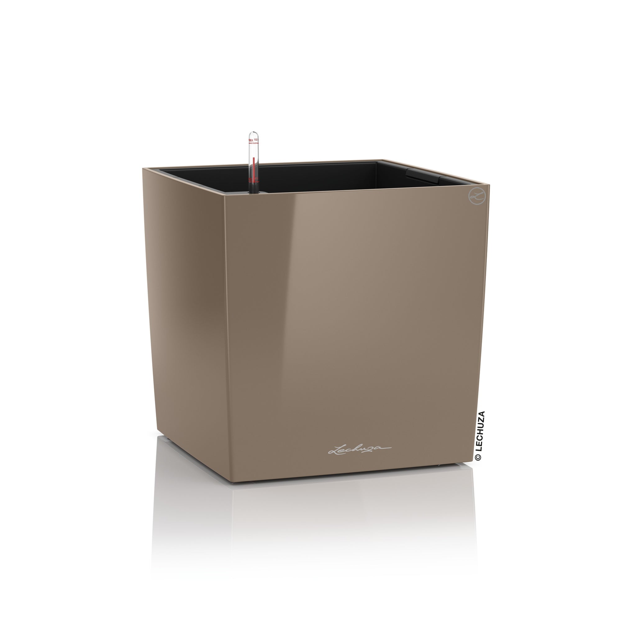 Lechuza Cube Premium - vaso quadrato basso da interno