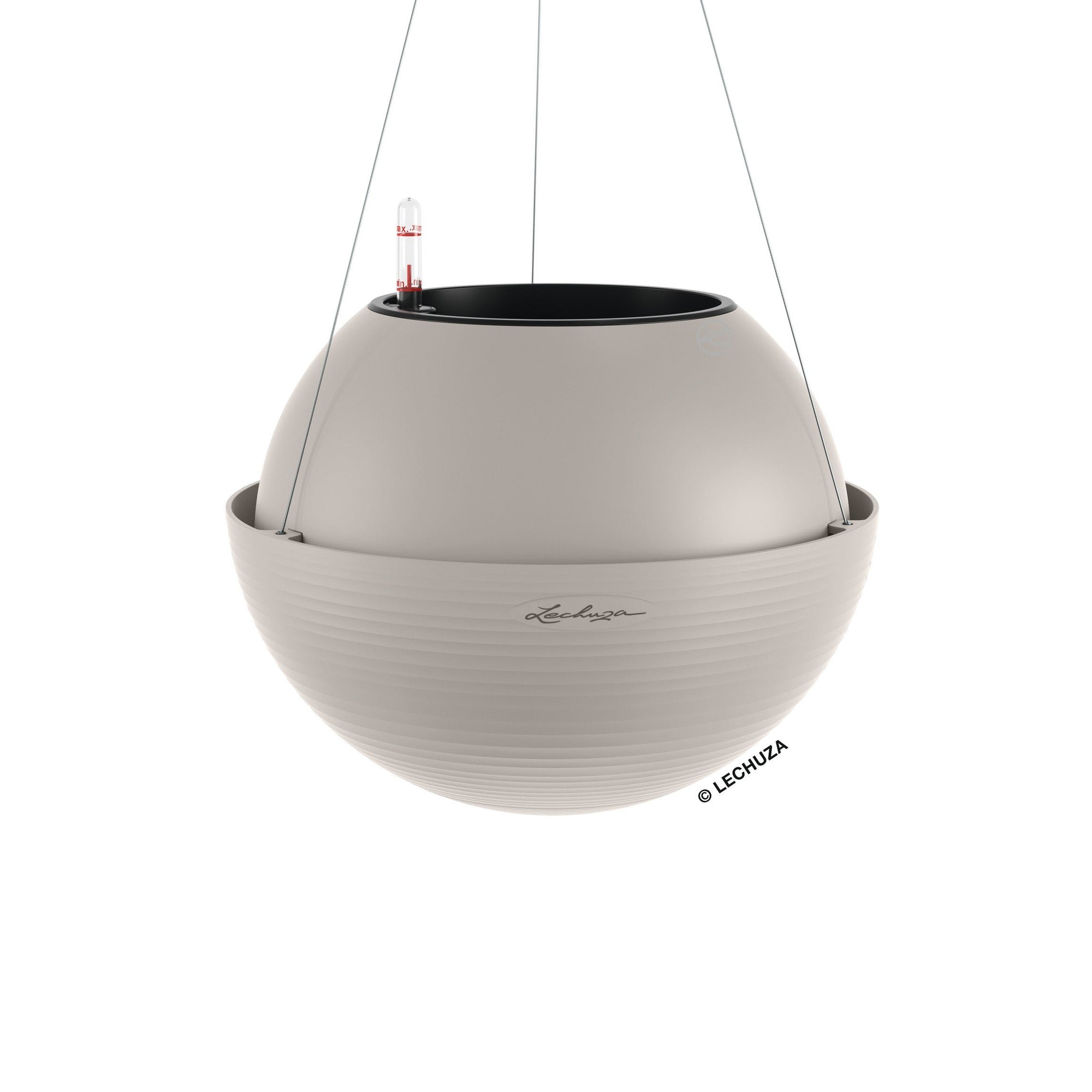 Lechuza Bola Color - vaso tondo da appendere con ganci da interno