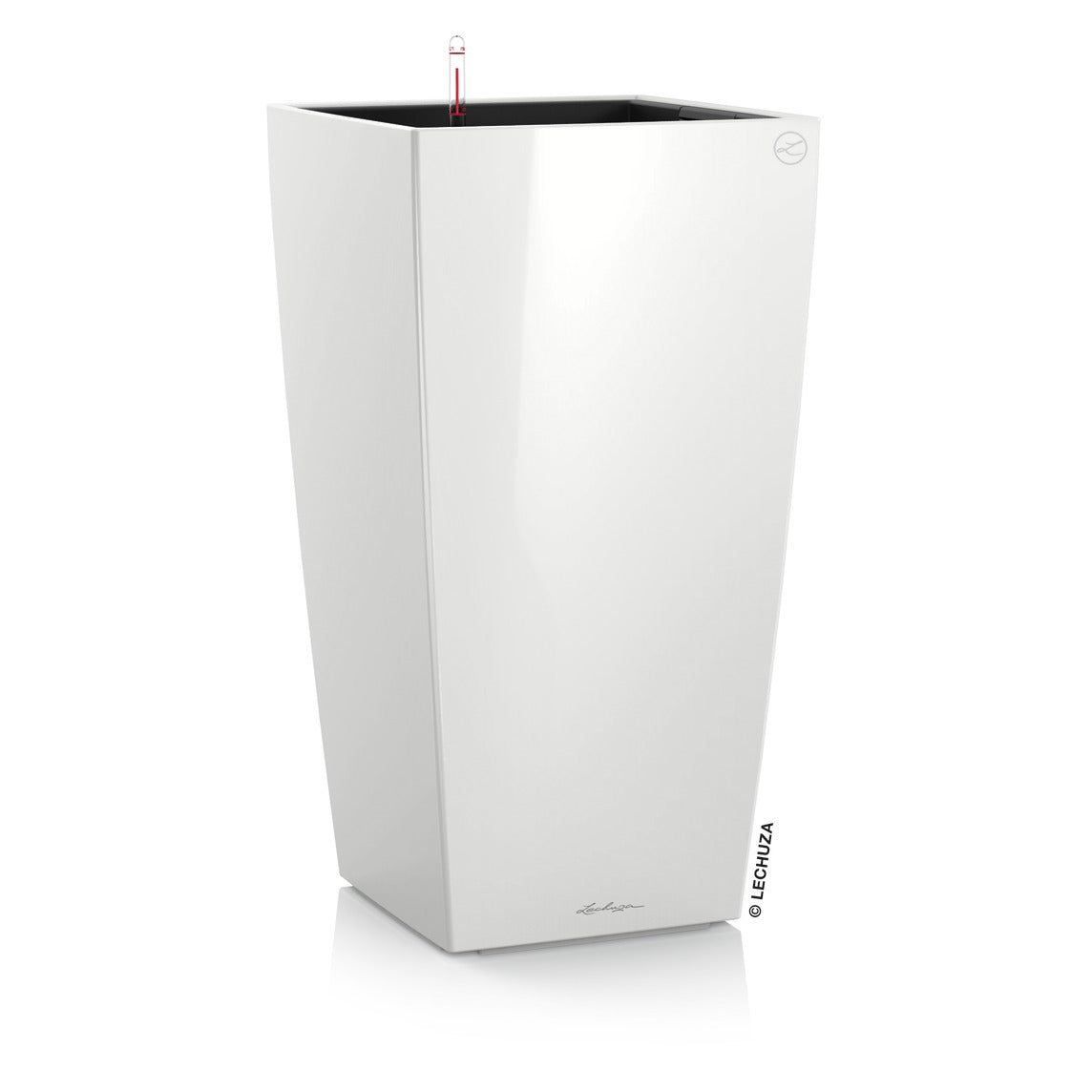 Lechuza Cubico Premium - vaso quadrato alto da interno