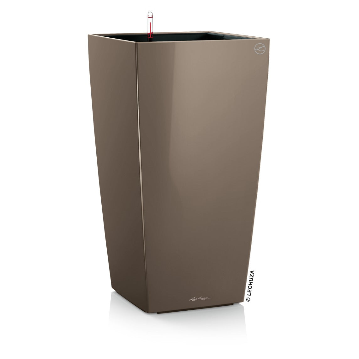 Lechuza Cubico Premium - vaso quadrato alto da interno
