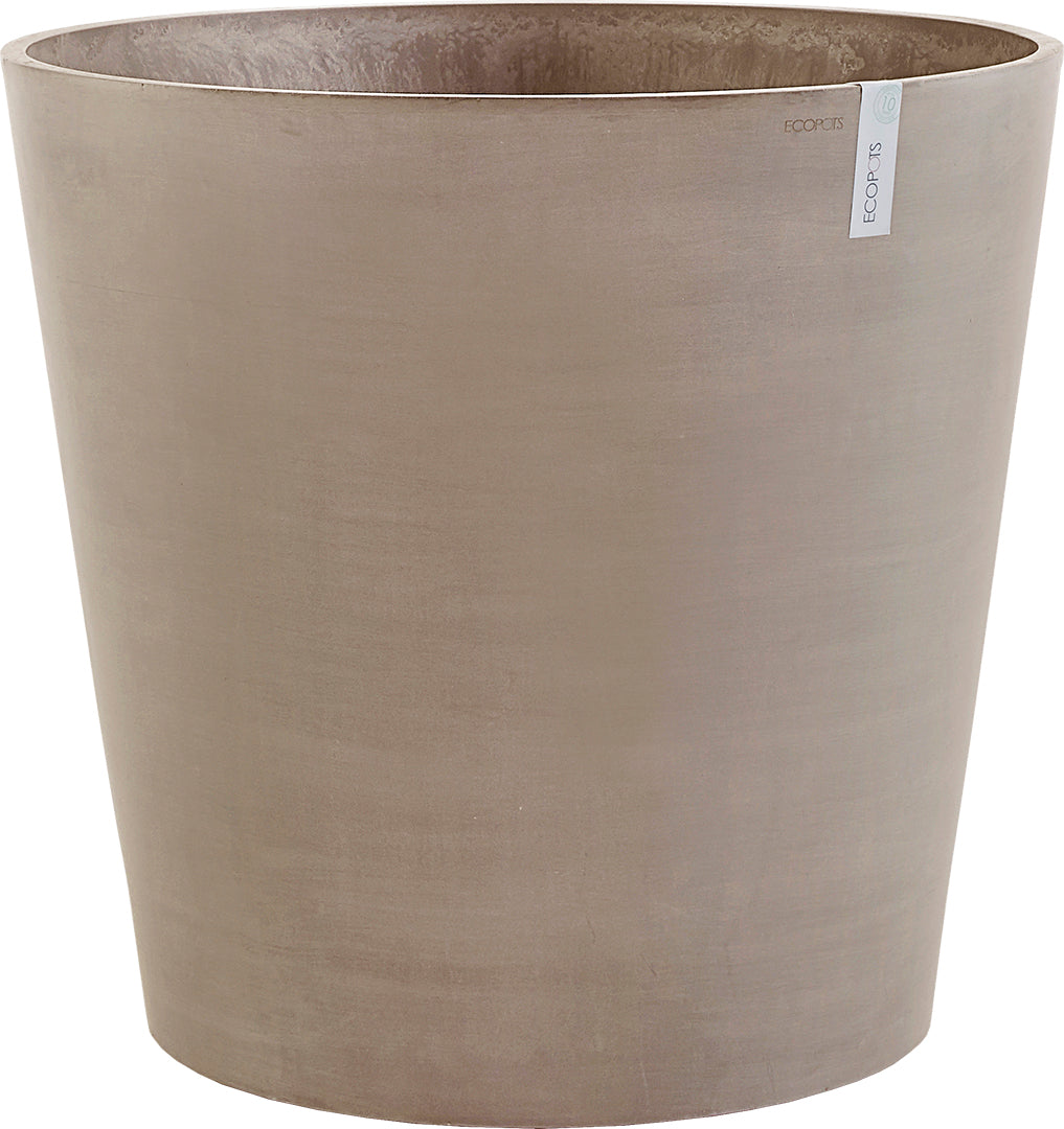 Ecopots Amsterdam Wheels - vaso tondo con rotelle da interno/esterno