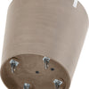 Ecopots Amsterdam Wheels - vaso tondo con rotelle da interno/esterno