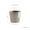 Ecopots Amsterdam Mini - vaso tondo da interno