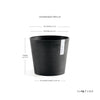 Ecopots Amsterdam Mini - vaso tondo da interno