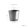 Ecopots Amsterdam Mini - vaso tondo da interno