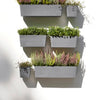 Ecopots Manhattan da parete - vaso da muro quadrato o rettangolare per interno/esterno