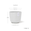 Ecopots Oslo Mini - vaso tondo da interno