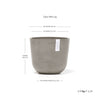 Ecopots Oslo Mini - vaso tondo da interno